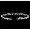 Image 3 : 14KT White Gold 2.45ctw Diamond Tennis Bracelet