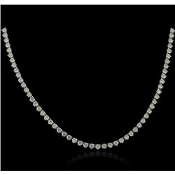 14KT White Gold 10.62ctw Diamond Necklace