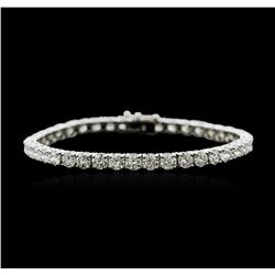 18KT White Gold 11.64ctw Diamond Tennis Bracelet