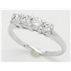Image 2 : 0.81ctw Diamond Ring - 14KT White Gold