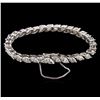 Image 2 : 10.00ctw Diamond Tennis Bracelet - Platinum