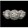 Image 2 : 14KT White Gold 1.83ctw Diamond Ring