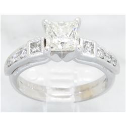 1.17ctw Diamond Ring - 14KT White Gold