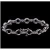 Image 2 : 1.07ctw Diamond Bracelet - 14KT White Gold