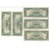 Image 2 : 1963 $5 Red Seal Bill Lot of 5