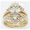 Image 1 : 0.96ctw Diamond Ring - 14KT Yellow Gold