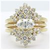 Image 8 : 0.96ctw Diamond Ring - 14KT Yellow Gold