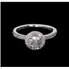 Image 2 : 0.80ctw Diamond Ring - 14KT White Gold
