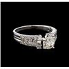 Image 1 : EGL USA Cert 1.67ctw Diamond Ring - 18KT White Gold