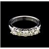 Image 2 : 1.00ctw Diamond Ring - 14KT White Gold