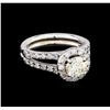 Image 1 : 1.64ctw Diamond Ring - 14KT White Gold