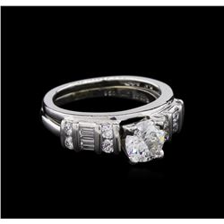 1.50ctw Diamond Ring - Platinum