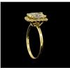 Image 4 : 14KT Yellow Gold 2.41ctw Diamond Unity Ring