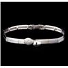 Image 1 : 0.26ctw Diamond Bracelet - 14KT White Gold