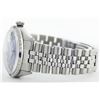 Image 8 : Rolex Stainless Steel Diamond and Sapphire DateJust Men's Watch