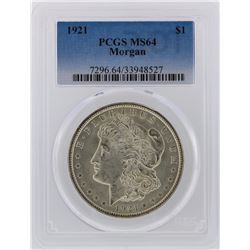 1921 PCGS MS64 Morgan Silver Dollar