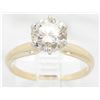 Image 1 : 1.28ct Brown Diamond Ring - 14KT Yellow Gold