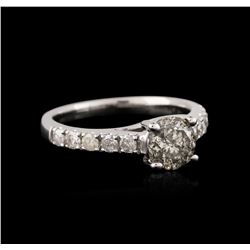 14KT White Gold 1.37ctw Diamond Ring