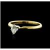 Image 1 : 14KT Yellow Gold 0.25ct Diamond Ring