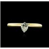 Image 2 : 14KT Yellow Gold 0.25ct Diamond Ring