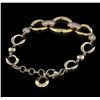 Image 2 : 0.60ctw Diamond Bracelet - 14KT Two-Tone Gold