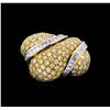 Image 2 : 5.40ctw Diamond Ring - 18KT Yellow Gold