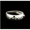 Image 1 : 0.15ctw Diamond Ring - 14KT White Gold