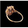 Image 3 : 2.73ct Kunzite, Pink Sapphire and Diamond Ring - 14KT Rose Gold