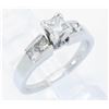 Image 8 : 1.00ctw Diamond Ring - 14KT White Gold