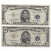 Image 1 : 1953 $5 Silver Certificate Currency Lot of 2