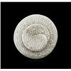 Image 2 : 14KT White Gold 3.62ctw Diamond Ring