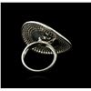 Image 3 : 14KT White Gold 3.62ctw Diamond Ring