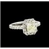 Image 1 : 1.64ctw Diamond Ring - 14KT White Gold