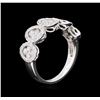 Image 3 : 0.85ctw Diamond Ring - 14KT White Gold