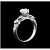 Image 3 : EGL USA Cert 1.32ctw Diamond Ring - 18KT White Gold