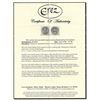 Image 3 : 14KT Yellow Gold Roman Coin Circa 12 BC-15 AD Earrings