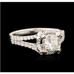 18KT White Gold 1.09ctw Diamond Ring