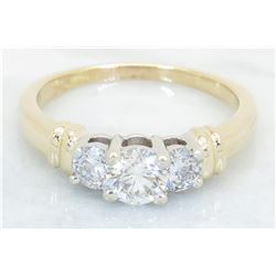 1.07ctw Diamond Ring - 14KT Yellow Gold