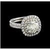 Image 1 : EGL Cert 3.54ctw Diamond Ring - 14KT White Gold