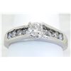 Image 6 : 0.90ctw Diamond Ring - Platinum
