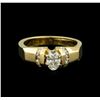 Image 2 : 0.57ctw Diamond Ring - 14KT Yellow Gold