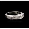 Image 1 : 14KT White Gold 0.60ctw Diamond Ring