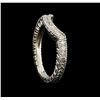 Image 4 : 0.15ctw Diamond Ring - 14KT White Gold