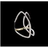 Image 1 : 0.49ctw Diamond Ring - 14KT White Gold