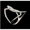 Image 4 : 0.49ctw Diamond Ring - 14KT White Gold