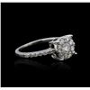 Image 1 : 14KT White Gold 0.85ctw Diamond Ring