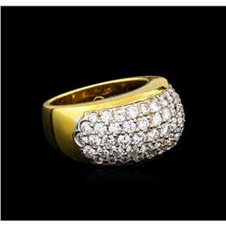 1.75ctw Diamond Ring - 18KT Two-Tone Gold