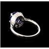 Image 3 : 2.65ct Tanzanite and Diamond Ring - 14KT White Gold