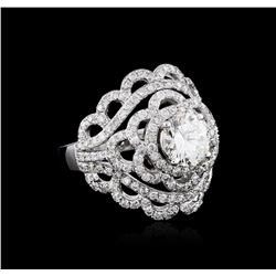 14KT White Gold 2.17ctw Diamond Ring