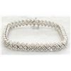 Image 4 : 4.00ctw Diamond Bracelet - 14KT White Gold